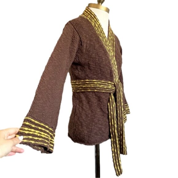 🛑 Aritzia TNA Wrap Kimono Style Tie Cardigan - S 🇨🇳 - Picture 6 of 11